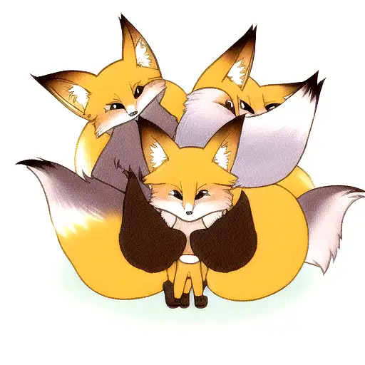 Fox Family Portrait