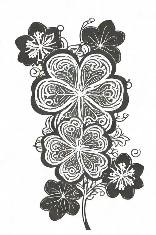 Five Leaf Clover From Anime Black Clover