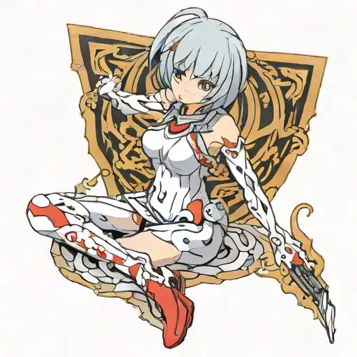 Anime Ayanami Rei Creepy