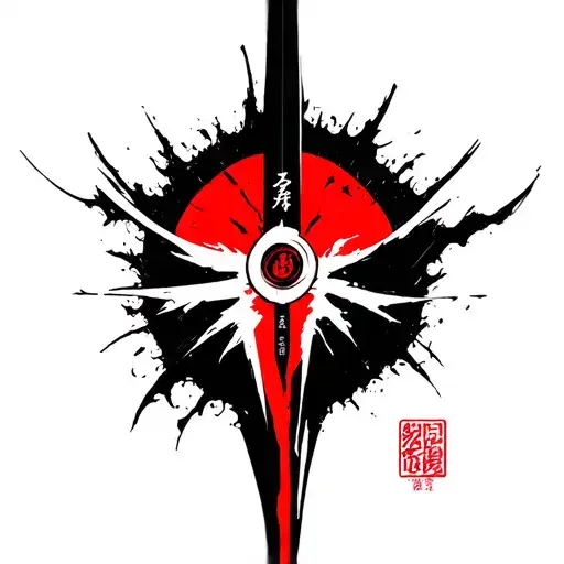 Kunai Sharingan Itachi