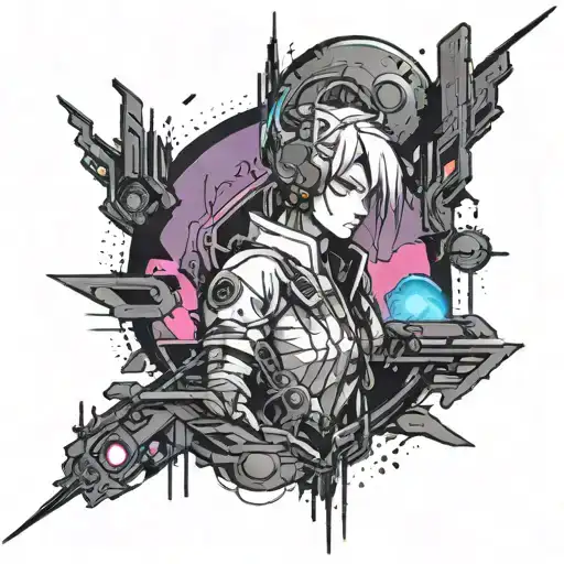 Cyberpunk Moon Rising