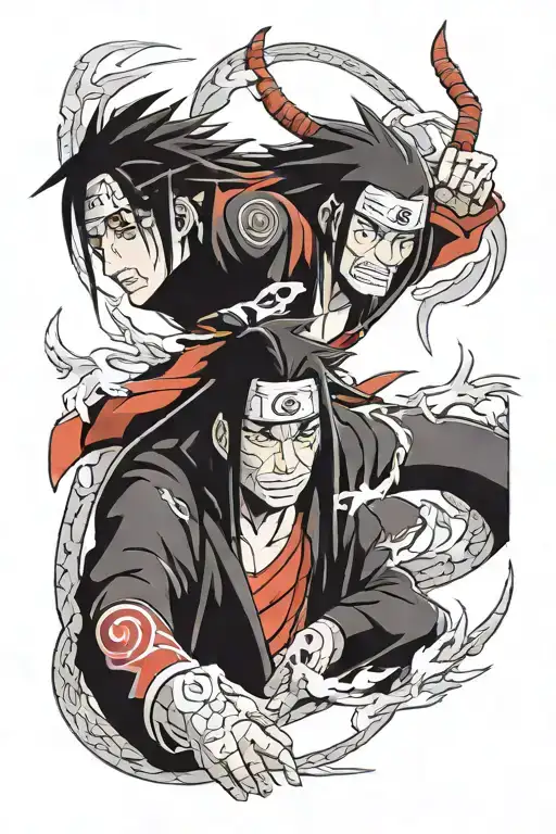 Jiraiya Pain And Itachi