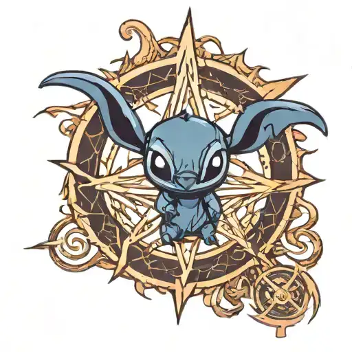 Stitch And Supernatural Anti Possession Symbol