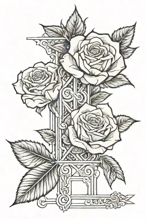 Rose That Turns Into Roman Numeral Ix X Mmi