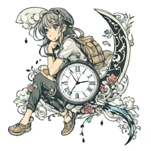 Materi Love Time Running Away Bottom Half Moon