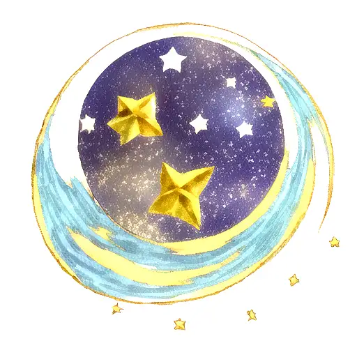 Moon Water Star