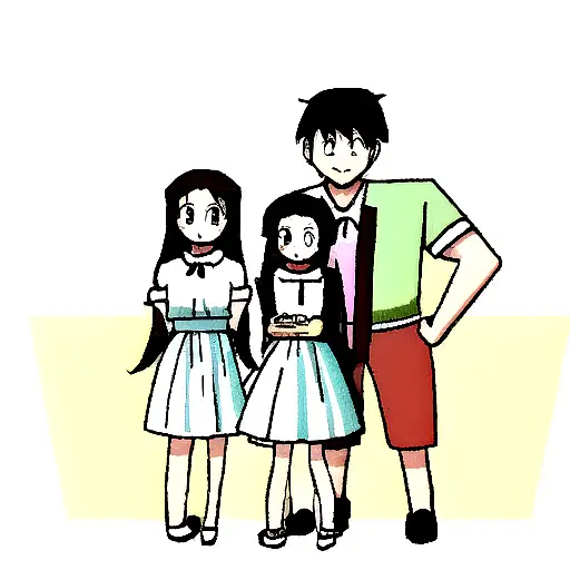 Family Mom Dad Boy Girl