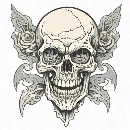 Skull With The Jaw Off
