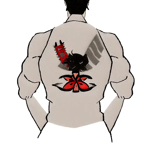 Samurai Maori For Back Shoulder