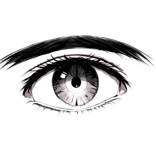 Mikasa Ackerman Eyes No Background