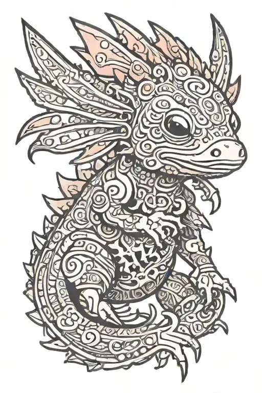 Axolotl In Aztec Gear