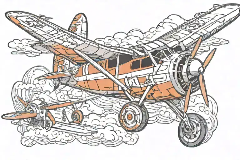 Mem 1773 Airplane Ryls