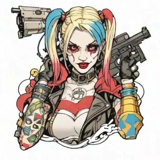 Cyberpunk Harley Quinn
