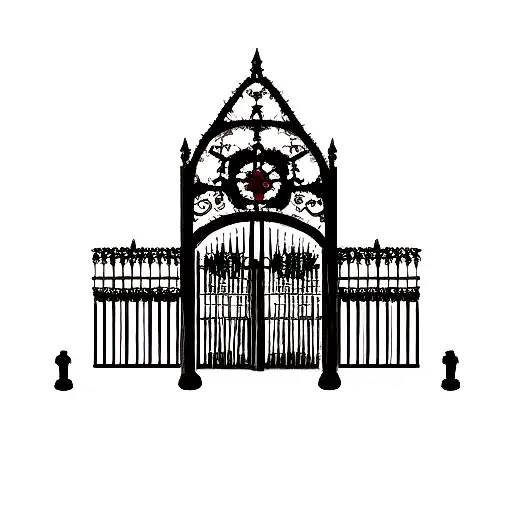 Gothic Iron Black Gate