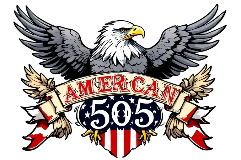 American Eagle Holding A 505 Banner
