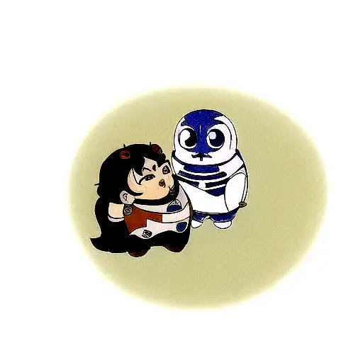 A Mashup Of Star Wars And Studio Ghibli Characters