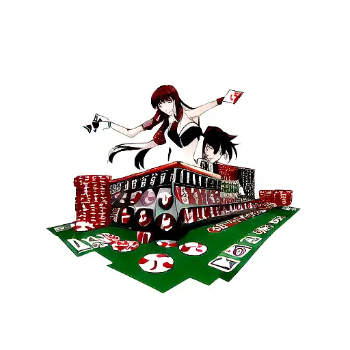 Roulette With King Poker Card