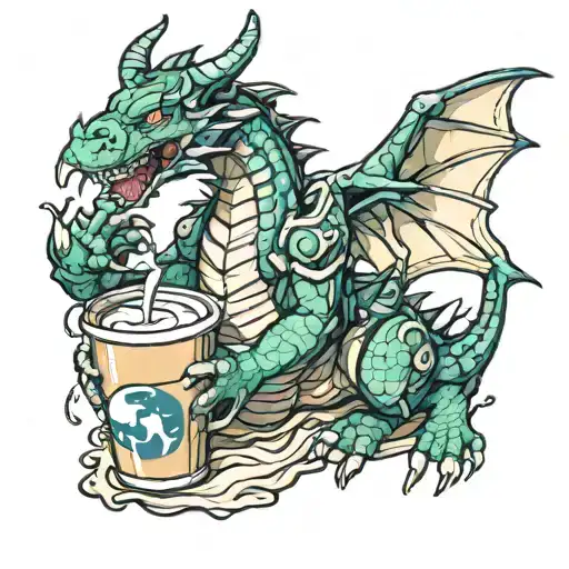 Dragon Drinking Chocolate Milk Carton