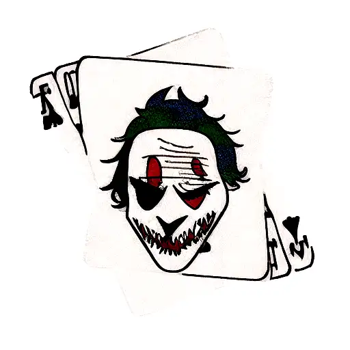 Simple Joker Cards Logo With Color