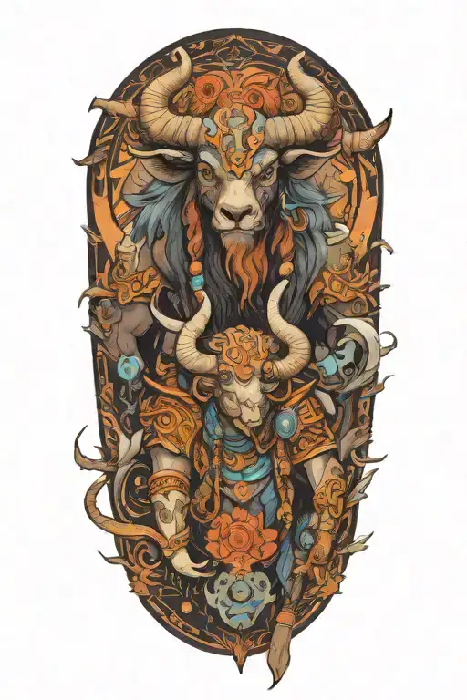 Male Tauren With Female Space Alien