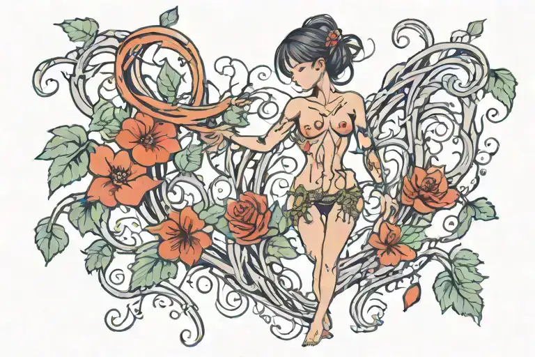 Dainty Ribs On A Vine On Ribs