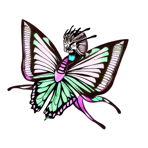 Butterfly Skull Dragon