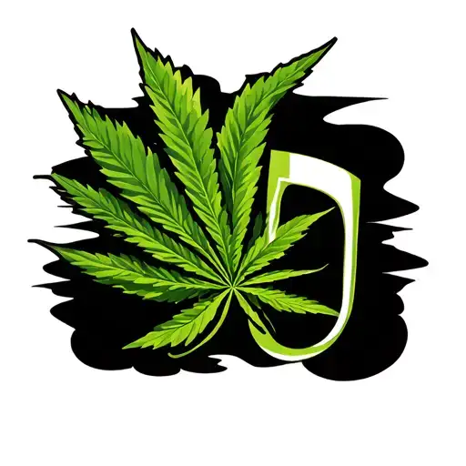 Music Notes With 420 Weed And Curacao