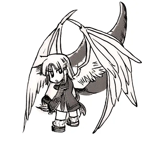 One Wing Dragon And One Wing Angel