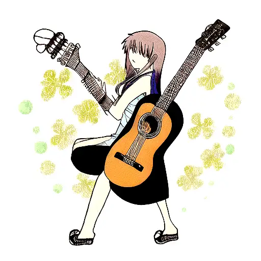 Acoustic Guitar With Alcohol