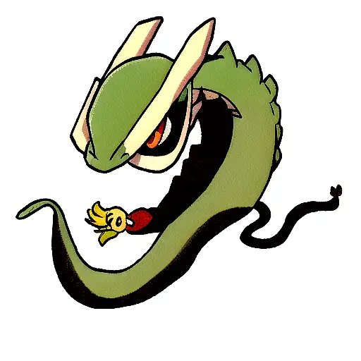 Snake With Dragon Head