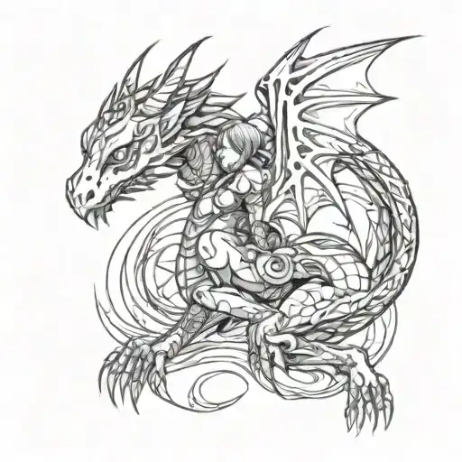 Dragon Cyborg Chick