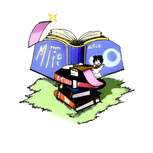 Book Worm With Magic