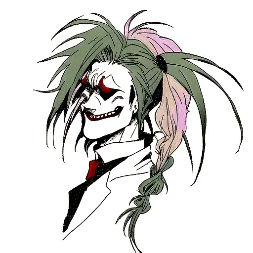 Joker Whit Hair Dread