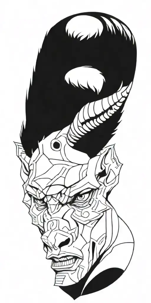 Kaleidescope Minotaur Head