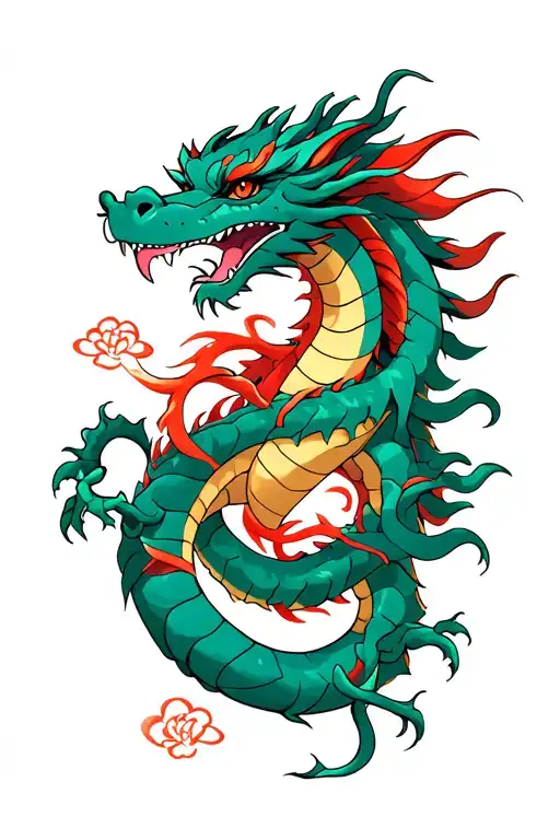 Dragon Wrapped Japan Style