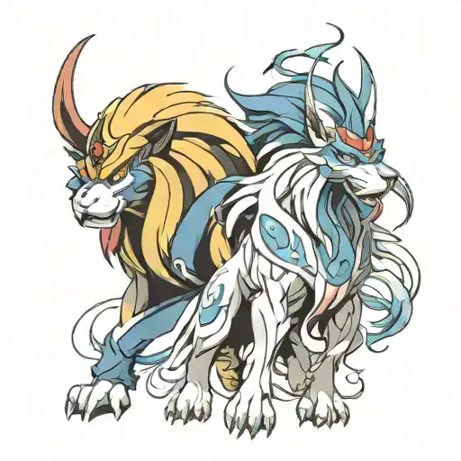 Entei Raikou And Suicune Pokemon