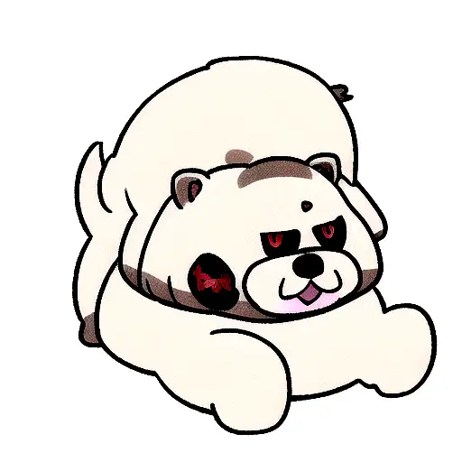 An English Bulldog Hellfire On Background