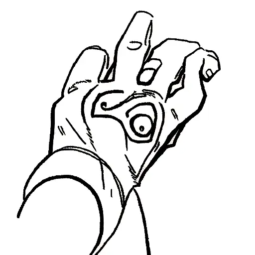 Pain From Naruto On My Hand