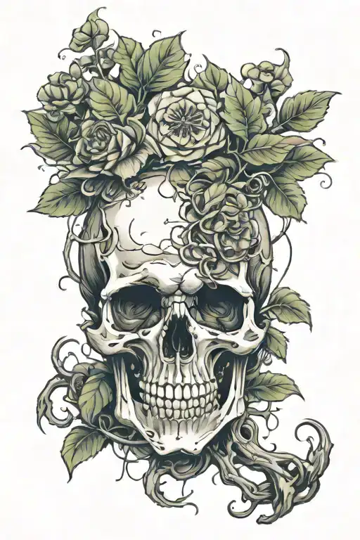 Skull That Grows Naturally