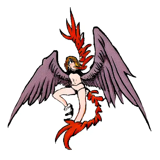 Chained Phoenix Wings