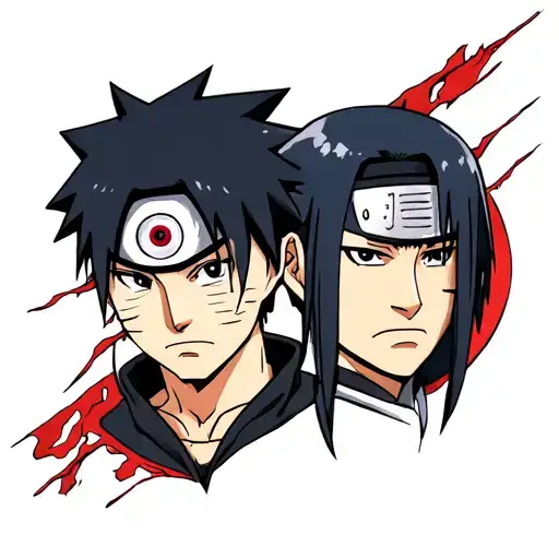 Sasuke And Itachi Sharingan
