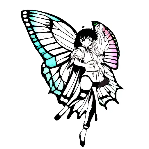 Butterfly With Bird Wings