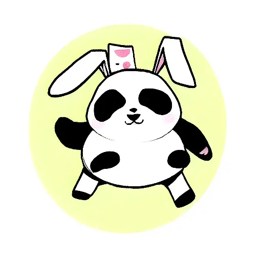 Panda With Bunny