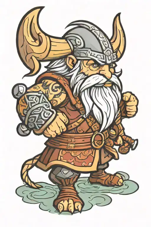 Cartoon Viking