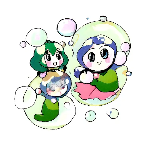 Family Vine With Bubbles