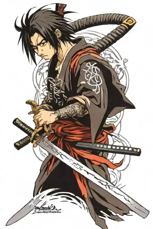 Katana With Chakaruto Inscription