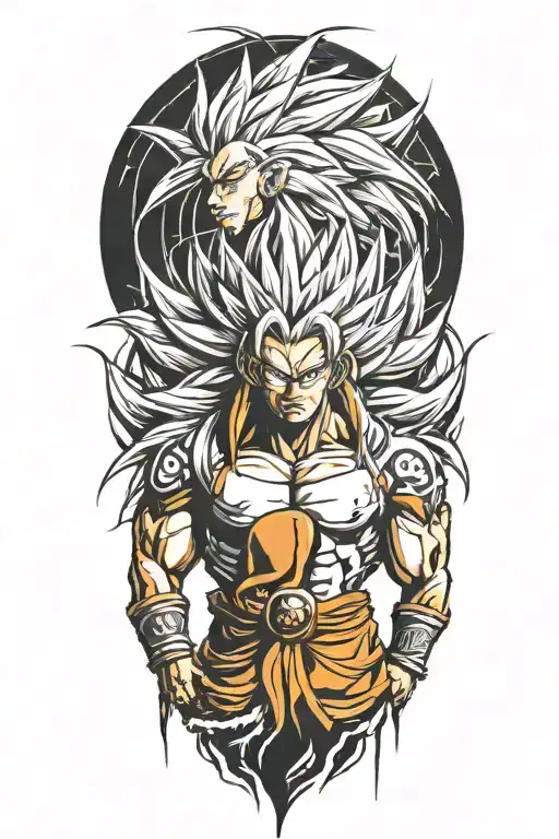 Super Saiyan With Indian Headress