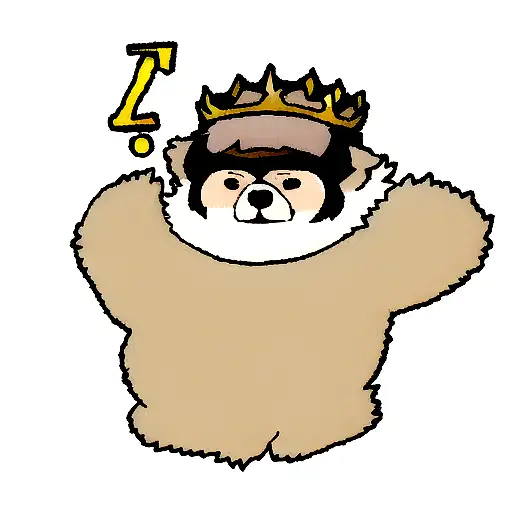 Grizzlie With A Crown