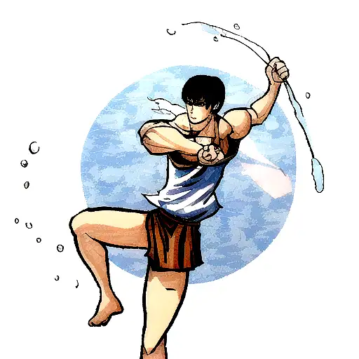 Bruce Lee With Be Like Water Message