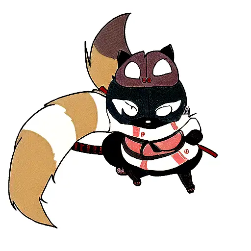 Racoon Samurai